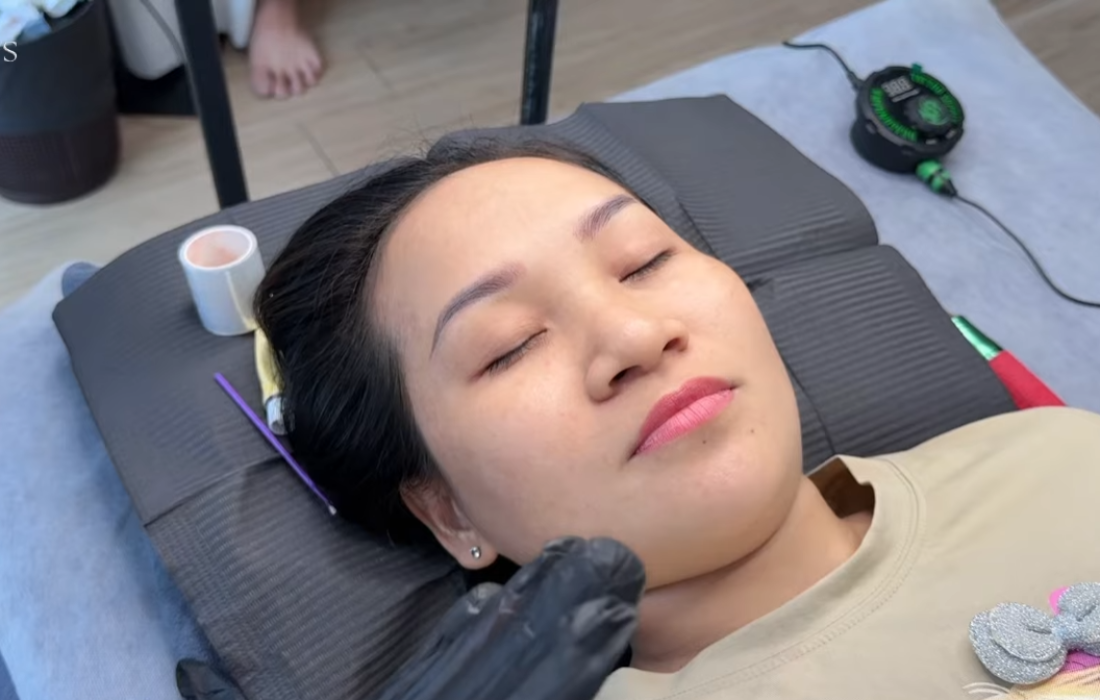 Quy Trình Phun Mí Từ A-Z Cho Các bạn mới Học Phun Xăm