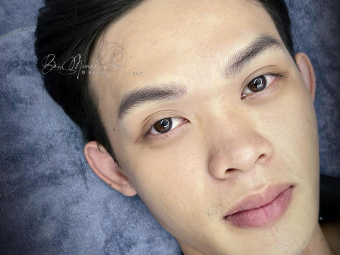 Điêu khắc chân mày Nam 